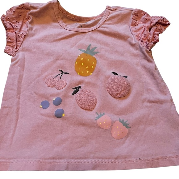 Girls 4T Clothing Bundle Old Navy, H&M, Pekkle Tops Hoodie Butterfly Fruit - Picture 2 of 12